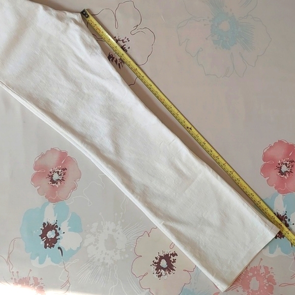 Maje white medium rise straight leg pants - Picture 10 of 11